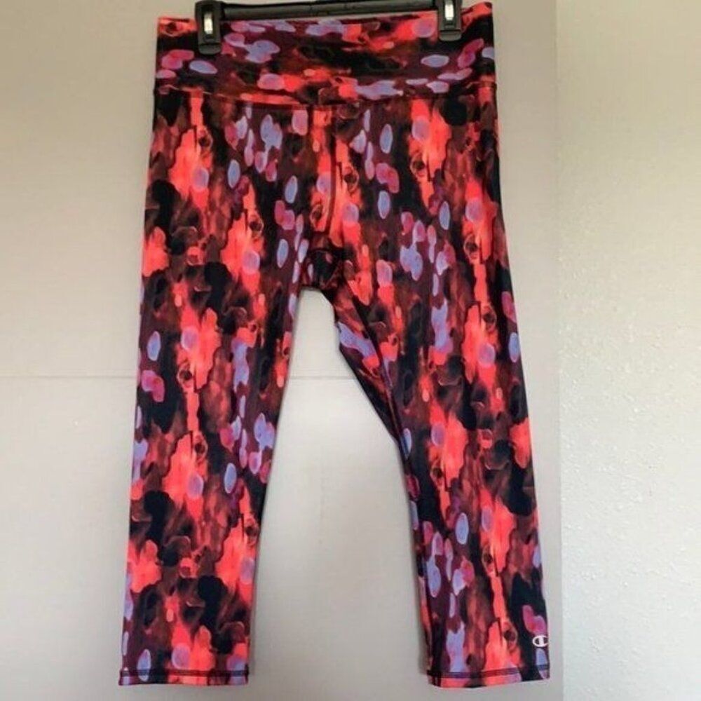 Champion Power Flex Performance Women Multicolored Capri Leggings Size XL